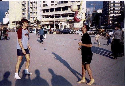 Reichard and me in Beirut.