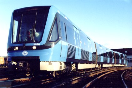 Ett exemplar av Vagn 2000. Vagn 2000 har modellbeteckningen C20.