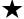 Star symbol