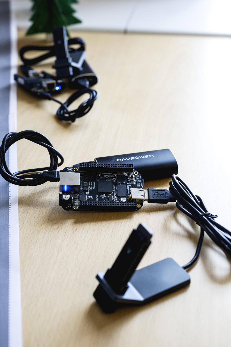 Wireless computing testbed (BeagleBone Blacks and Raspberry PIs)