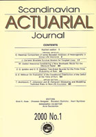 Scandinavian Actuarial Journal