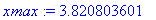 xmax := 3.820803601
