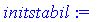 initstabil := [[x(0) = .3077061046e-1, y(0) = -.394...