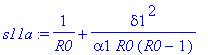 s11a := 1/R0+delta1^2/(alpha1*R0*(R0-1))