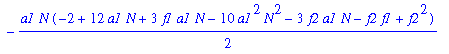 eq3b := (-6+6*a1*N)*kappa1^2+(-11*a1^2*N^2+12*a1*N+2*f1*a1*N-1-2*f2*a1*N)*kappa1-1/2*a1*N*(-2+12*a1*N+3*f1*a1*N-10*a1^2*N^2-3*f2*a1*N-f2*f1+f2^2)