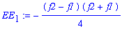 EE[1] := -1/4*(f2-f1)*(f2+f1)