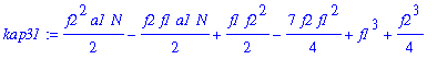 kap31 := 1/2*f2^2*a1*N-1/2*f2*f1*a1*N+1/2*f1*f2^2-7/4*f2*f1^2+f1^3+1/4*f2^3