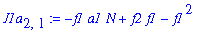 J1a[2,1] := -f1*a1*N+f2*f1-f1^2