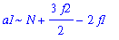 a1*N+3/2*f2-2*f1