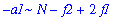 -a1*N-f2+2*f1