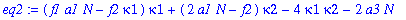 eq2 := (f1*a1*N-f2*kappa1)*kappa1+(2*a1*N-f2)*kappa2-4*kappa1*kappa2-2*a3*N