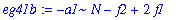eg41b := -a1*N-f2+2*f1