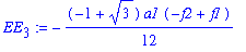 EE[3] := -1/12*(-1+3^(1/2))*a1*(-f2+f1)