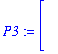 P3 := [(1/2+1/6*3^(1/2))*a1*N+1/12*(f2-f2*3^(1/2)-f1+f1*3^(1/2))*3^(1/2)+1/24*(-2*f2*f1*3^(1/2)+4*f2*f1+2*f1^2*3^(1/2)+f1^2-5*f2^2)*3^(1/2)/a1/N, 1/6*a1^2*N^2-1/12*(-1+3^(1/2))*a1*(-f2+f1)*N, -1/18*a1^...