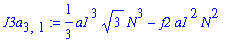 J3a[3,1] := 1/3*a1^3*3^(1/2)*N^3-f2*a1^2*N^2