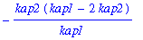 -1/kap1*kap2*(kap1-2*kap2)