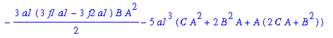 eqC := 8*a1*(-f2+f1)*B*A^3+4*a1^2*(2*(2*C*A+B^2)*A^2+4*B^2*A^2)-1/2*a1*(f2^2-f2*f1)*A^3-3/2*a1*(3*f1*a1-3*f2*a1)*B*A^2-5*a1^3*(C*A^2+2*B^2*A+A*(2*C*A+B^2))