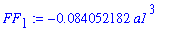 FF[1] := -.84052182e-1*a1^3