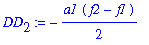 DD[2] := -1/2*a1*(f2-f1)