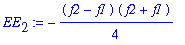 EE[2] := -1/4*(f2-f1)*(f2+f1)