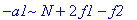 -a1*N+2*f1-f2