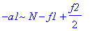 -a1*N-f1+1/2*f2