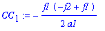 CC[1] := -1/2*f1/a1*(-f2+f1)