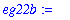 eg22b := -3.464101615*a1*N+.7473369920e-9*I*f2-.1494673984e-9*I*f1+1.616782698*f1-4.889509972*f2