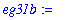 eg31b := 3.464101614*a1*N-.4982246614e-9*I*f2+.1992898645e-9*I*f1-2.162237242*f1-1.110490029*f2