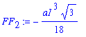 FF[2] := -1/18*a1^3*3^(1/2)
