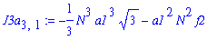 J3a[3,1] := -1/3*N^3*a1^3*3^(1/2)-a1^2*N^2*f2