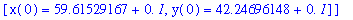 init1fast := [[x(0) = 59.29996257-0.*I, y(0) = 22.24944744-0.*I], [x(0) = 59.61529167+0.*I, y(0) = 42.24696148+0.*I]]