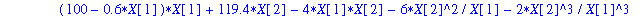 G := proc (N, t, X, XP) XP[1] := (60-X[1])*X[1]-X[2]; XP[2] := (100-.6*X[1])*X[1]+119.4*X[2]-4*X[1]*X[2]-6*X[2]^2/X[1]-2*X[2]^3/X[1]^3 end proc