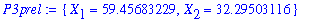 P3prel := {X[1] = 59.45683229, X[2] = 32.29503116}