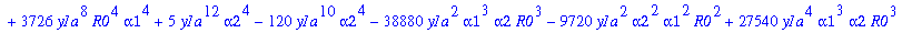 rhob := 1-1/6*(alpha1*y1a^2*R0-3*alpha1*R0-y1a^2*al...