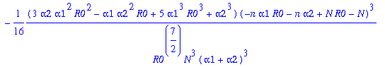 gK := 1/(sqrt(R0))-1/2*(alpha1*R0+alpha2)*(-n*alpha...