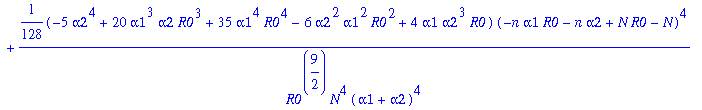 gK := 1/(sqrt(R0))-1/2*(alpha1*R0+alpha2)*(-n*alpha...