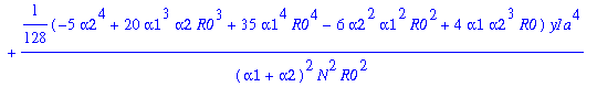 gb := 1+1/2*(alpha1*R0+alpha2)*sqrt((alpha1+alpha2)...