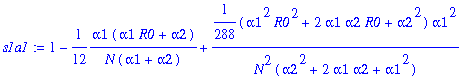 s1a1 := 1-1/12*alpha1*(alpha1*R0+alpha2)/(N*(alpha1...
