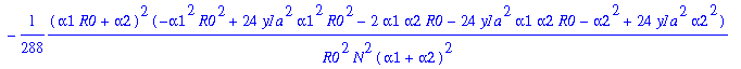 sb := 1-1/12*(alpha1*R0+alpha2)^2/((alpha1+alpha2)*...
