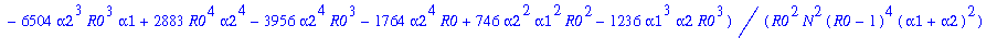 k4 := -1/12*(2*alpha1^2*R0^3-4*alpha1^2*R0^2-5*R0^2...