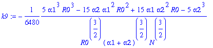 k9 := -1/6480*(5*alpha1^3*R0^3-15*alpha2*alpha1^2*R...