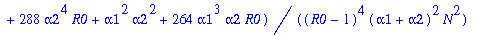p0d := 1-1/12*(-12*alpha1^2*R0+alpha1*alpha2-12*alp...